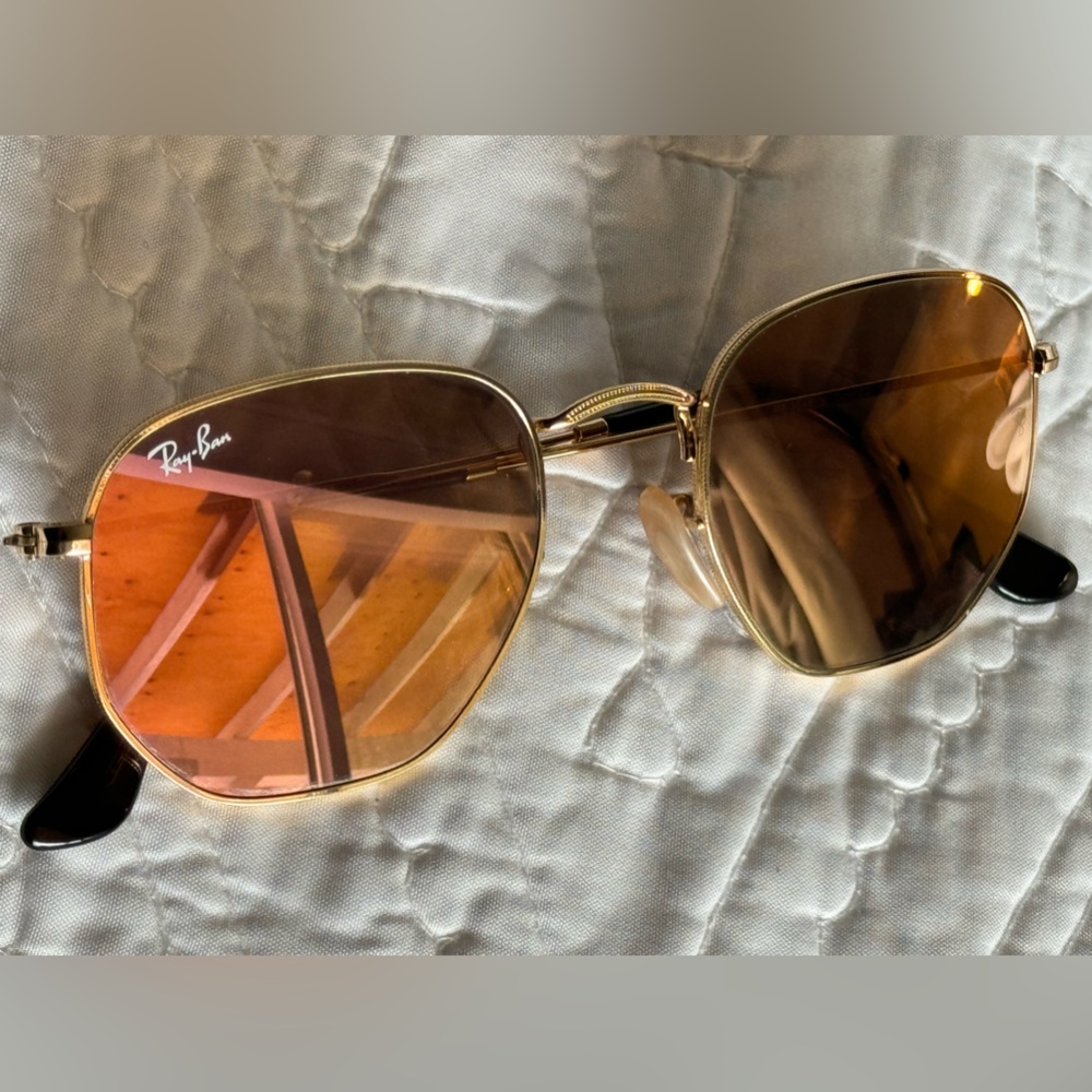 RayBan - Hexagon Flat Sunglasses